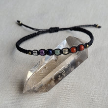 Load image into Gallery viewer, Macrame Chakra Bracelet