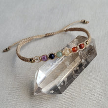 Load image into Gallery viewer, Macrame Chakra Bracelet
