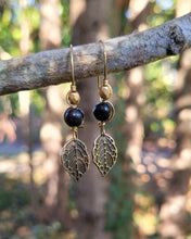 Load image into Gallery viewer, Catalpa Earrings (brass)