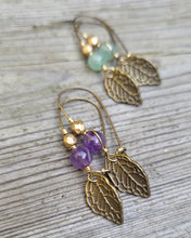 Load image into Gallery viewer, Catalpa Earrings (brass)