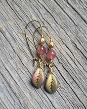 Load image into Gallery viewer, Ostara/Spring Earrings (brass)
