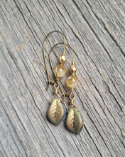 Load image into Gallery viewer, Ostara/Spring Earrings (brass)