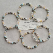 Load image into Gallery viewer, Sovereign Goddess Elastic Gemstone Bracelet