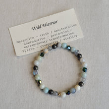 Load image into Gallery viewer, Wild Warrior Elastic Gemstone Bracelet