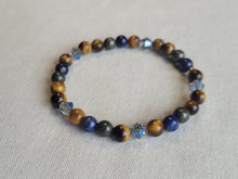 Load image into Gallery viewer, It Takes Bravery to Trust Your Own Voice Elastic Gemstone Bracelet