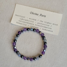 Load image into Gallery viewer, Divine Aura Elastic Gemstone Bracelet