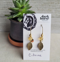 Load image into Gallery viewer, Catalpa Earrings (brass)