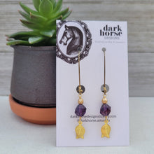 Load image into Gallery viewer, Lantern Earrings (brass)