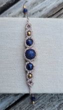 Load image into Gallery viewer, Sodalite Goddess Macrame Bracelet