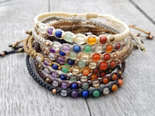 Load image into Gallery viewer, Macrame Chakra Bracelet
