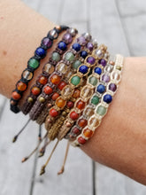 Load image into Gallery viewer, Macrame Chakra Bracelet