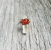 Load image into Gallery viewer, Copper Gemstone Orbit Ring
