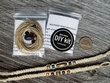 Load image into Gallery viewer, DIY Macrame Hemp Bracelet Kit