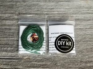 DIY Macrame Hemp Bracelet Kit