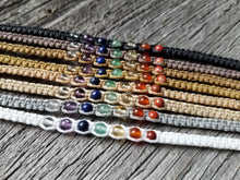 Load image into Gallery viewer, Macrame Chakra Anklet