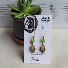 Load image into Gallery viewer, Catalpa Earrings (brass)
