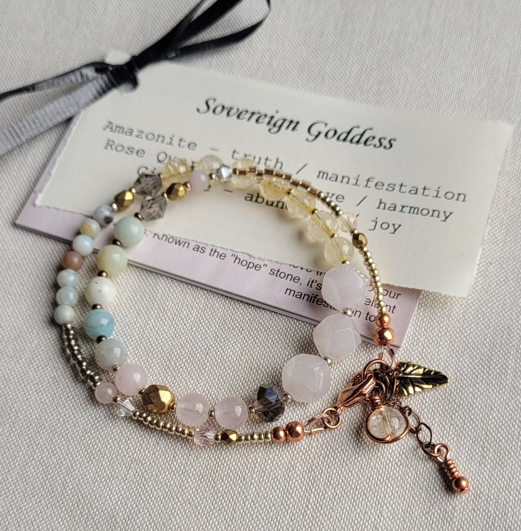 Sovereign Goddess Wrap Bracelet/Necklace