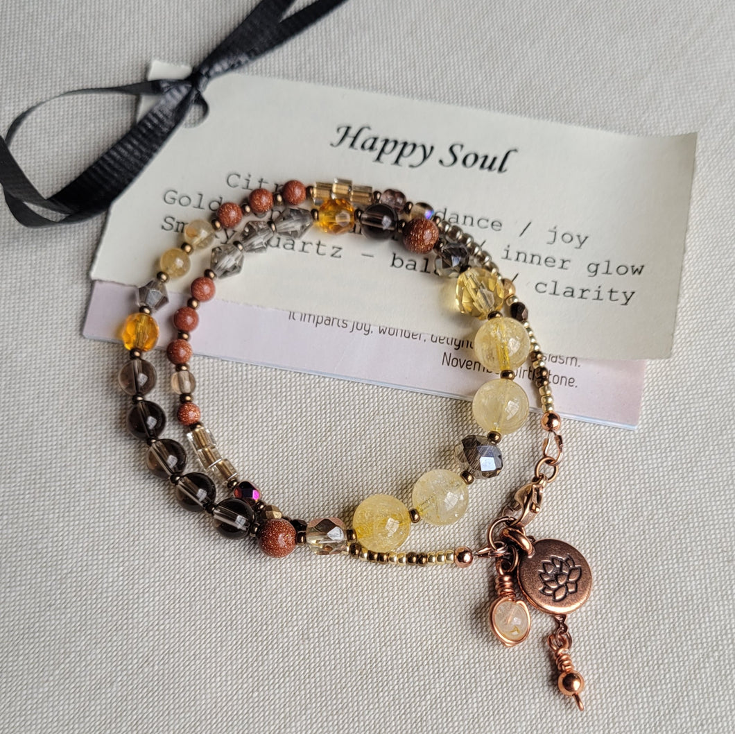 Happy Soul Wrap Bracelet/Necklace