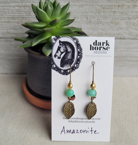 Catalpa Earrings (brass)