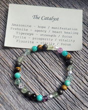 Load image into Gallery viewer, The Catalyst Elastic Gemstone Bracelet

