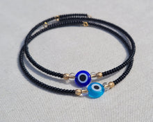Load image into Gallery viewer, Evil Eye Bangle Bracelet

