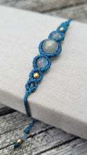 Load image into Gallery viewer, Labradorite Goddess Macrame Bracelet
