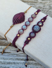 Load image into Gallery viewer, Labradorite Goddess Macrame Bracelet
