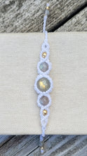 Load image into Gallery viewer, Labradorite Goddess Macrame Bracelet
