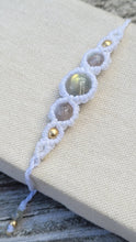 Load image into Gallery viewer, Labradorite Goddess Macrame Bracelet
