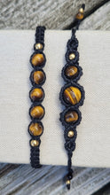 Load image into Gallery viewer, Tigereye Goddess Macrame Bracelet
