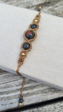 Load image into Gallery viewer, Bloodstone Goddess Macrame Bracelet
