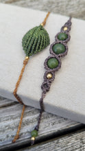 Load image into Gallery viewer, Jade Goddess Macrame Bracelet
