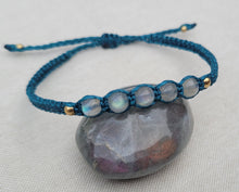 Load image into Gallery viewer, Labradorite Macrame Gemstone Bracelet
