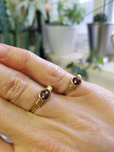 Brass Gemstone Ring