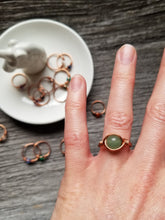 Load image into Gallery viewer, Copper Wire Gemstone Ring (8mm)

